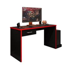 Mesa Gamer Para Computador Desk X9 Preto /Vermelho - Larbelle