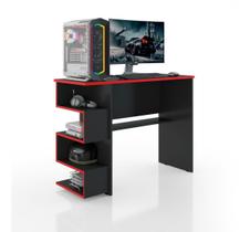 Mesa Gamer para computador/Escritorio/jogos Preto com Vermelho