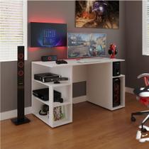 Mesa Gamer Para Computador Somália Branca - Bela Casa