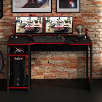 Mesa Gamer Preto/Vermelho