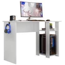 Mesa Gamer Slim com suporte para CPU Branco - Peternella