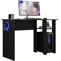 Mesa Gamer Slim PLLA cor:Preto Fosco Texturizado