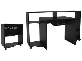 Mesa Gamer XT Racer Control Preta e Branca