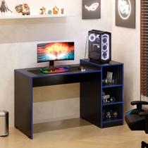 Mesa Gamer Zetra para Computador Com Nichos Mesa Gamer Zetra para Computador Com Nichos