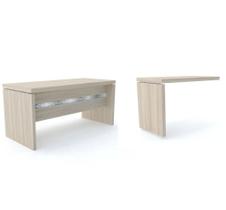 Mesa Gerencia com Mesa Complemento Pe50 Pandin Casa Blanca 1.70 M