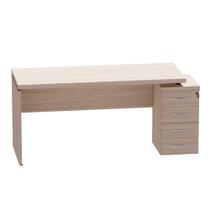 Mesa Gerência Com Pé Gaveteiro 04 Gavetas PE40 Pandin 1,64 x 0,70 M Casablanca