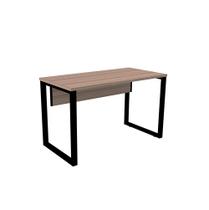 Mesa Gerência Tubular P25 Pandin 1,35 M Noce Naturale e Preto