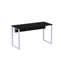 Mesa Gerência Tubular P25 Pandin 1,35 M Preto e Lilas