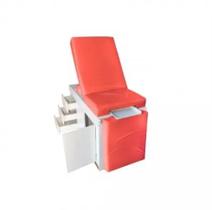 Mesa Ginecológica Luxal com Gabinete MDF e Cuba de Aço