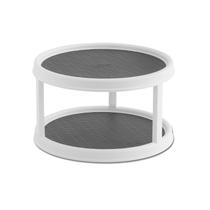 Mesa giratória Copco antiderrapante de 2 camadas, 30 cm, durável e fácil de limpar