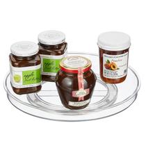 Mesa giratória Lazy Susan, coleção mDesign Lumiere, transparente