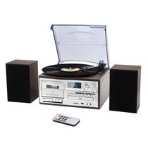 Mesa Giratória MUSITREND 10 em 1 - 3 Velocidades, Bluetooth e Rádio AM/FM