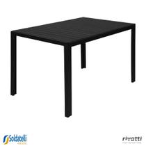 Mesa Grumari Outdoor Alumínio Preta Rivatti