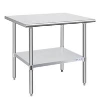 Mesa HALLY Steel Prep & Work 76x91cm com prateleira