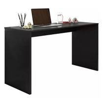 Mesa Home Office 127cm Escrivaninha Escritório Computador Estudos Aparador - Preto Mesa Home Office 127cm Escrivaninha Escritório Computador Estudos Aparador - Preto