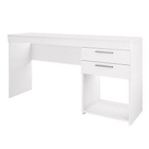 Mesa Home Office 51015 Para Quarto e Escritório 2 Gavetas Notável