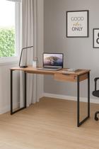 Mesa Home Office Escrivaninha Para Escritório Moderno Pés De Metal Estilo Industrial