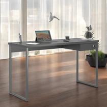Mesa Home Office Escrivaninha Shine 1,20 Preta com Gaveteiro Mesa Home Office Escrivaninha Shine 1,20 Preta com Gaveteiro