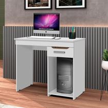 Mesa Home Office para Computador Quenia com Gaveta - Branco