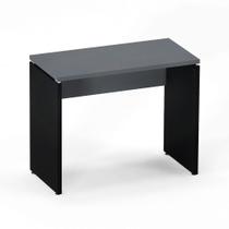 Mesa Home Office Pé Painel P25 Pandin 90 CM Grafito e Preto Mesa Home Office Pé Painel P25 Pandin 90 CM Grafito e Preto
