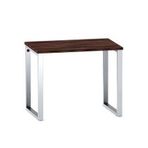 Mesa Home Office Tubular P25 Pandin 90 CM Escarlate e Cinza