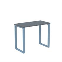 Mesa Home Office Tubular P25 Pandin 90 CM Grafito e Azul Dali