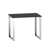 Mesa Home Office Tubular P25 Pandin 90 CM Grafito e Cinza