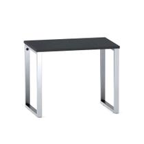 Mesa Home Office Tubular P25 Pandin Grafito e Cinza 90 Cm