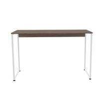 Mesa home office walnut branco Mesa home office walnut branco