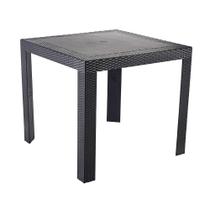 Mesa Ibiza Para Área Externa - Preto