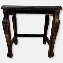 Mesa Indiana Retangular Entalhada Decoração Tamanho G Mesa Indiana Retangular Entalhada Decoração Tamanho G
