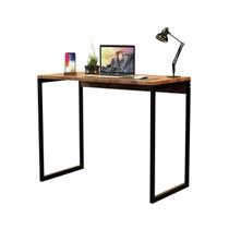 Mesa Industrial 90cm para Computador e Escritório Home Office Moderna