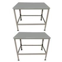 Mesa Industrial 94x57x80 Bancada Multiuso Reforçada - 2UN