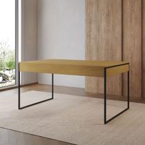 Mesa Industrial Caixote Filadélfia Tampo 120x75 Freijó Base Ferro Preto Mesa Industrial Caixote Filadélfia Tampo 120x75 Freijó Base Ferro Preto