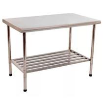 Mesa Industrial Multiuso Desmontável Imeca em Inox 430 Grade Inferior Gradeada 1,20x0,70 - 5813