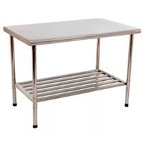 Mesa Industrial Multiuso Desmontável Imeca em Inox 430 Grade Inferior Gradeada 1,20x0,70 - 5813