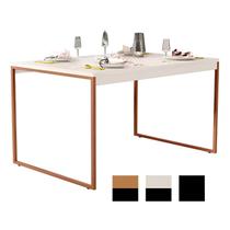 Mesa Industrial Retangular 120x80 Pé Metal Cozinha Jantar