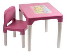 Mesa Infantil 1 Cadeira Educativa Crianças Escolar Brincadeira