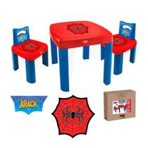 Mesa Infantil Arack com duas cadeiras Resistente SimoToys CP