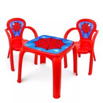 Mesa Infantil Com 2 Cadeiras Para Brincar