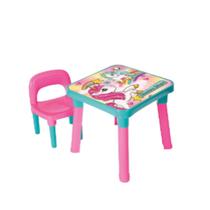 Mesa Infantil com Cadeira e Divisórias ML001 - Variação