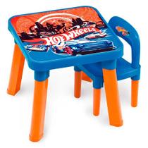 Mesa Infantil com Cadeiras - Hot Wheels - Fun