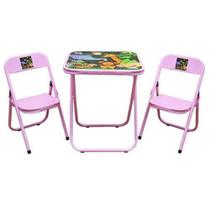Mesa Infantil Criança Brinquedo Bebe Didática com 2 Cadeiras - Utilaco