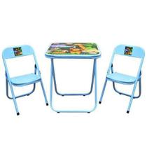 Mesa Infantil Criança Brinquedo Bebe Didática com 2 Cadeiras - Utilaco