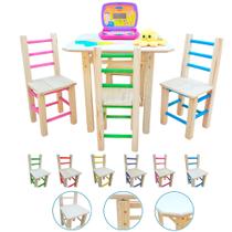 Mesa Infantil De Mdf Com 4 Cadeira Resistente A 120kg Mesa Infantil De Mdf Com 4 Cadeira Resistente A 120kg