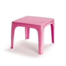 Mesa Infantil de Plástico Reforçado Liso Rosa 46cm - Injeplastec