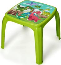 Mesa Infantil Decorada Dino Verde Usual - Usual Utilidades