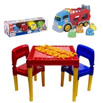 Mesa Infantil Divertida Educativa + Baby Cars + Baby Cargo