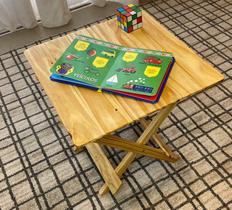 Mesa Infantil Dobrável madeira jogos estudo alimentação