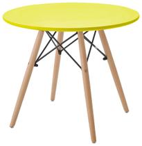 Mesa INFANTIL Eames Eiffel MDF Amarela 60 cm (LARG) - 38189